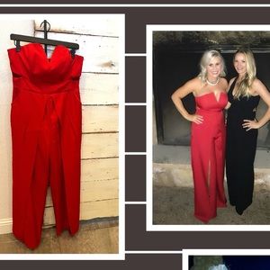 Fabulous Luxxel red formal jumpsuit!